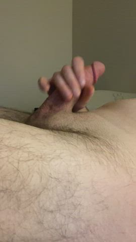 Cumming after edging for over an hour