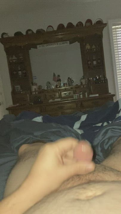 Woke up super horny...a little softie and some precum for you.