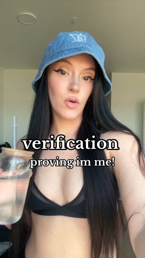 PROOF I’M ME! (verification)