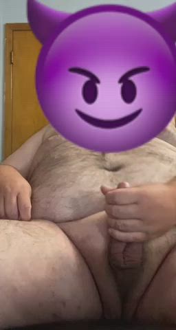 Chubby Cock Milking Cumshot. Decided to shoot it out with no hands!