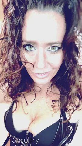 biting cheating curly hair femdom freckles leather milf switch clip