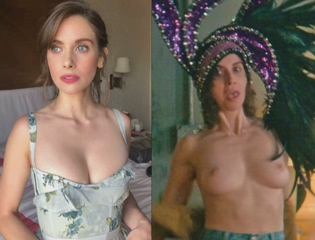alison brie nude topless clip