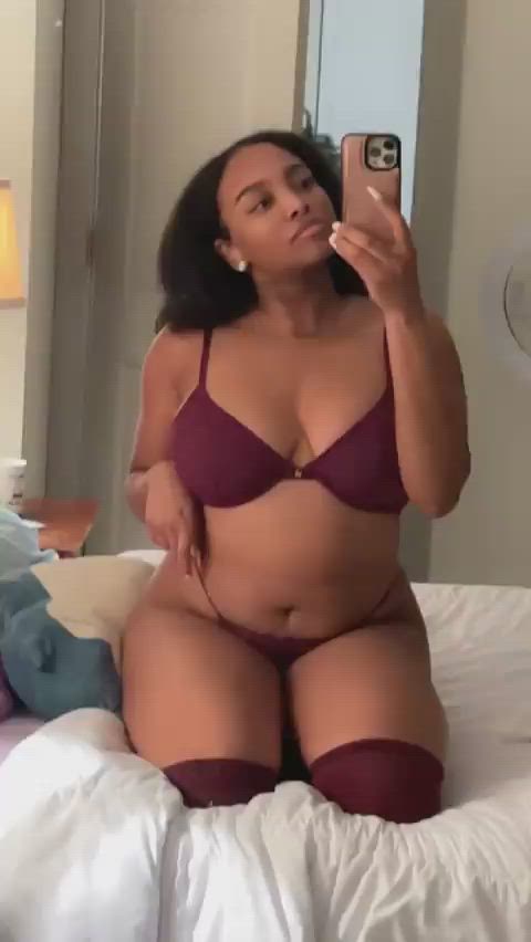 big tits ebony lingerie tits clip