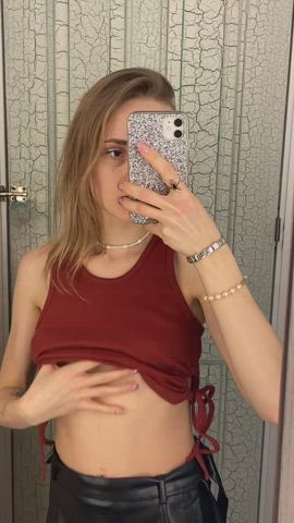 How much do you love tits selfie?