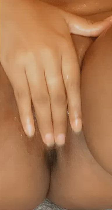 Rubbing Ebony shaved Pussy Porn GIF by Misslolalovell