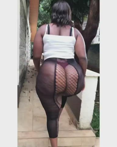 African Afro Big Ass Ebony Heels Thick Watching clip