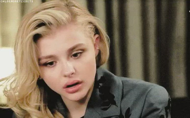 Giving “him” so much needed relief to Chloe Grace Moretz