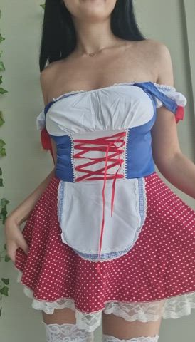 boobs dress maid nipples pussy upskirt forty-five-fifty-five clip