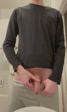 Some folk wanted to see more of my foreskin taking a leak. Hope you enjoy
