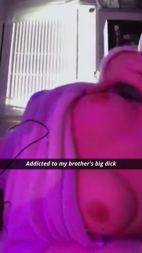 Addicted to my brother's big dick