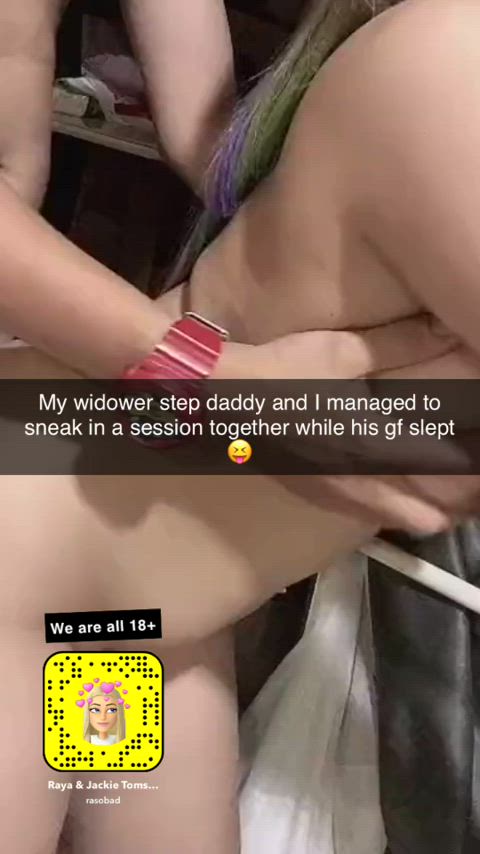 Step daddy can’t resist me even with company over