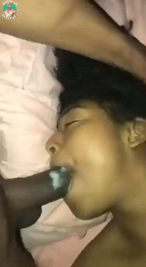 Ebony stepsis likes it rough