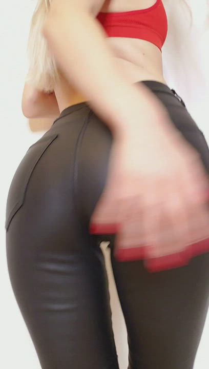 Ass Leather Sensual clip