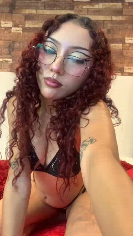 cute latina lingerie natural tits redhead skinny small tits clip