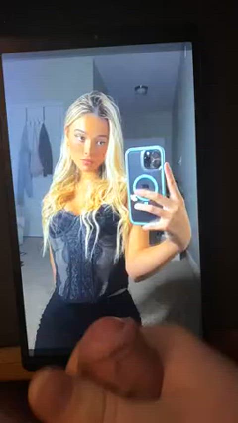 blonde celebrity cumshot cute jerk off petite teen tiktok tribute uncircumcised cum-tributes