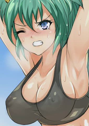 animation anime erect nipples hentai nipple play nipples outdoor rule34 teen topless