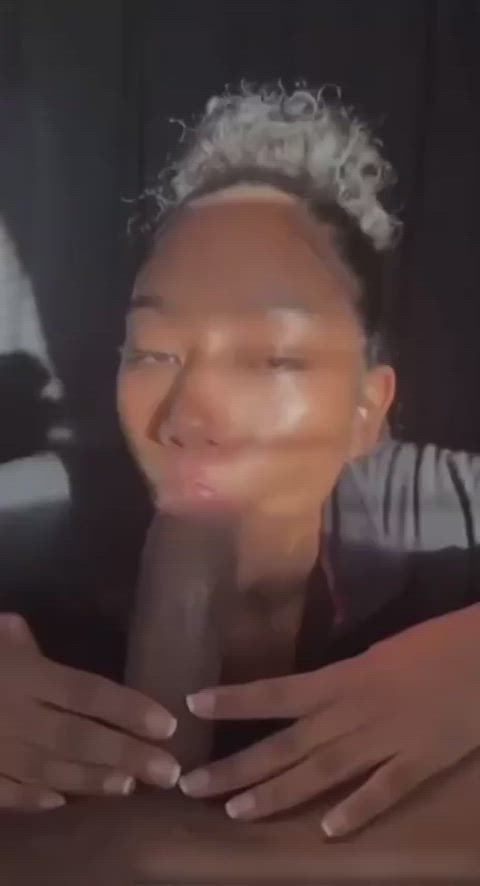 bbc blowjob ebony ebony couple lips throat clip