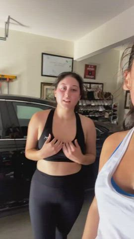 Celebrity Workout Boobs clip
