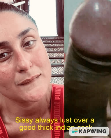 Bollywood Caption Cock Worship Indian Sissy clip