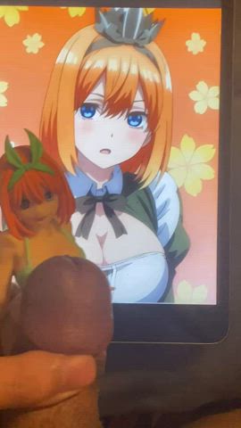 anime big tits cum on tits cumshot facial hentai maid masturbating sex toy tribute