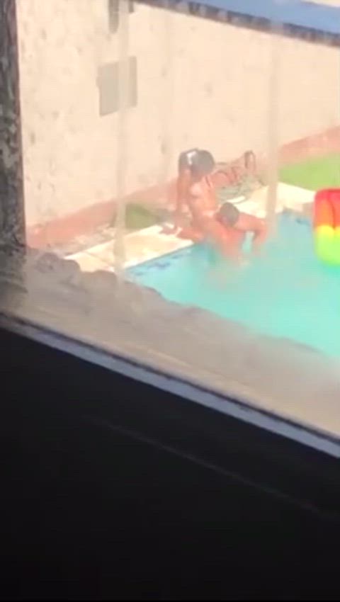 amateur pool pussy eating standing doggy swimming pool teen voyeur clip