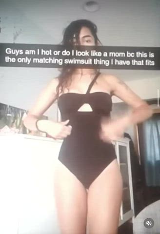 solo swimsuit teen clip