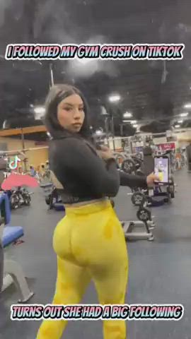 big ass blowjob cute deepthroat gym clip