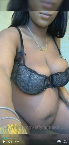Big Tits Ebony Pregnant Solo clip