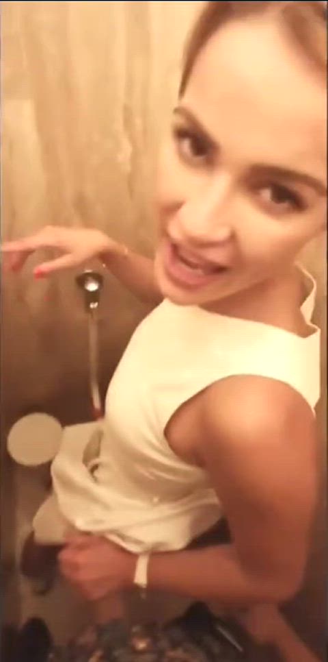 amateur ass bathroom big dick blonde caught doggystyle homemade public sex clip