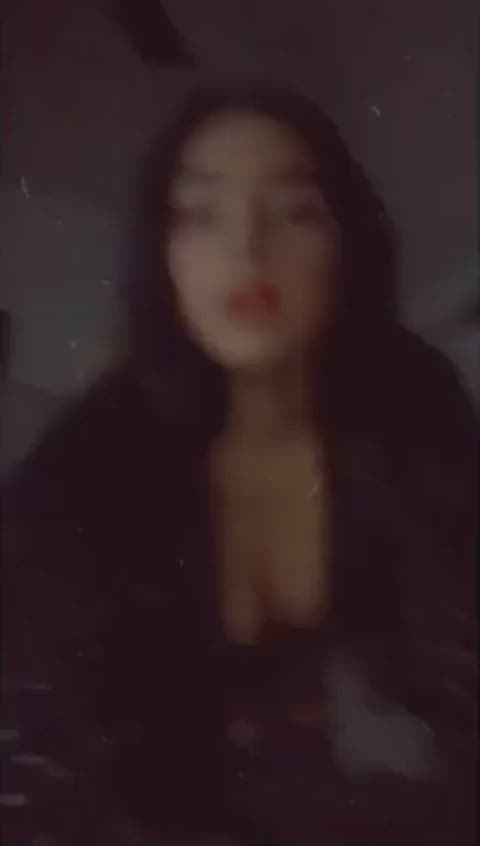 cleavage cute fucked girlfriend homemade selfie clip