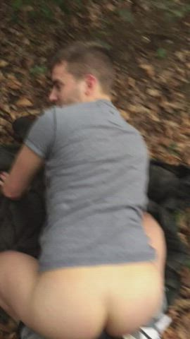 Ass in the woods