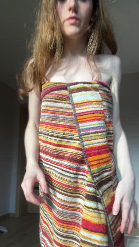 onlyfans pale petittits petite skinny small tits sweetpetite teen teens towel amateur-girls