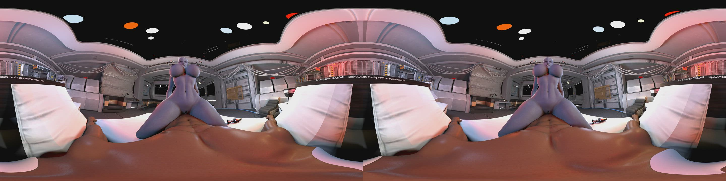 Animation Riding VR clip