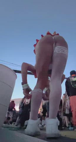 booty festival hidden cam skirt upskirt voyeur clip