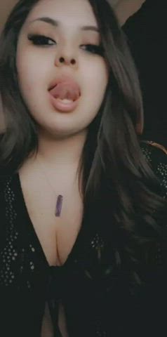 Lips Biting Brunette OnlyFans Latina Porn GIF by nightowlgem
