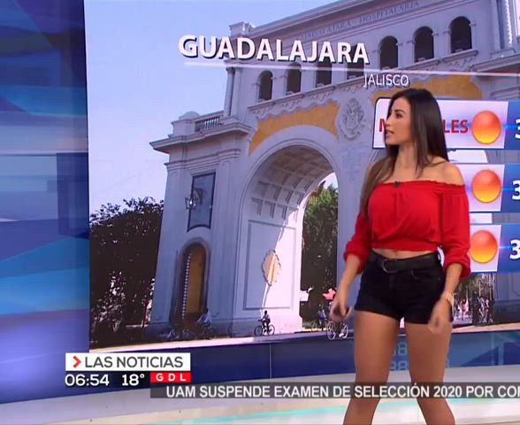 Mexican weather girl Susy Almeida