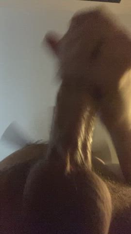 POV before my cock touches your lips
