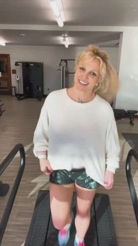 Britney Spears Spandex Workout clip