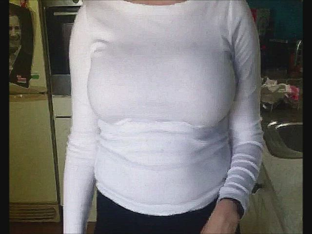 Bra Breast Sucking Breastfeeding Huge Tits Lactating MILF Natural Tits clip