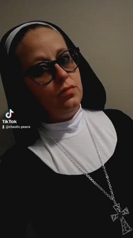 Cosplay NSFW Nun clip
