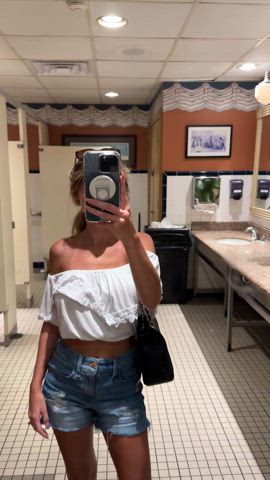 I want to get fucked in a public restroom 