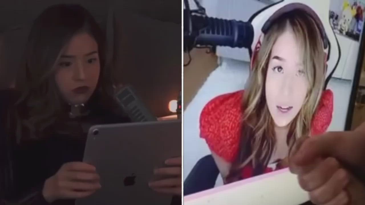Poki reacts to my first ever cum tribute