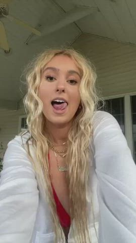 big tits blonde tiktok clip