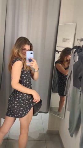 Went into to try on clothes and got distracted