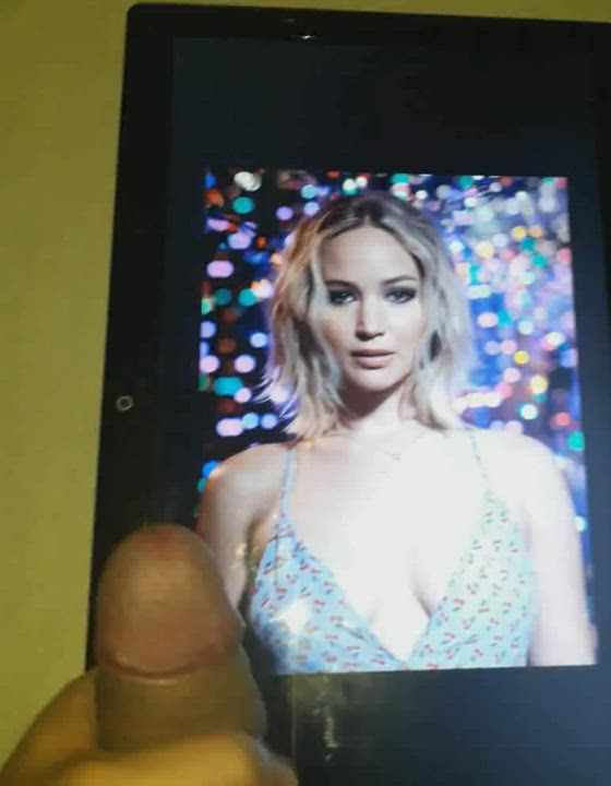 Jennifer Lawrence Jerk Off Male Masturbation Tribute clip