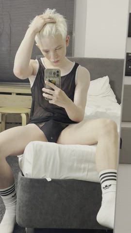 blonde femboy gay skinny underwear femboys clip