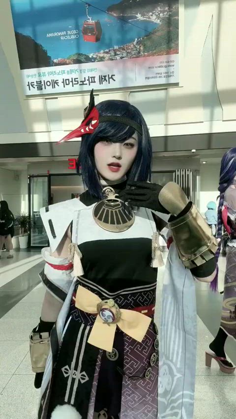 asian chinese cosplay clip