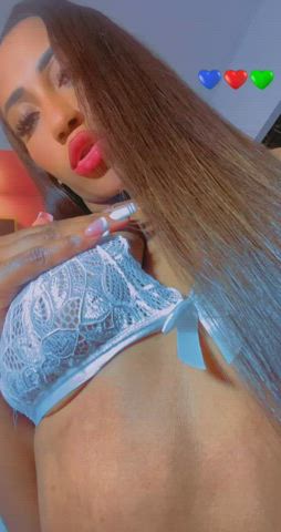 brunette ebony kissing latina long hair mom sensual skinny tits clip