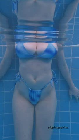 big tits pool titty drop clip