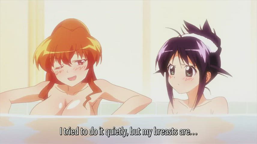 anime bath bathroom bathtub big tits bouncing tits wet clip